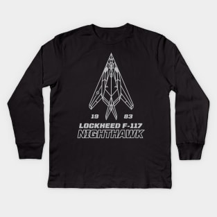 F-117 Nighthawk Kids Long Sleeve T-Shirt